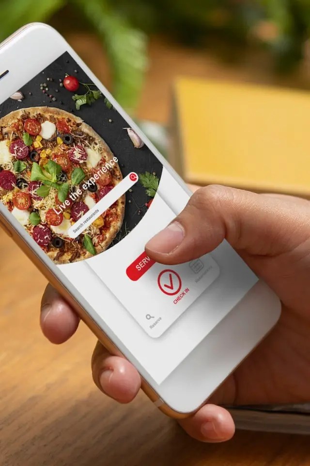 The Red City Grimethorpe app open mid-order on a mobile phone